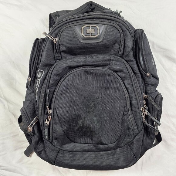 Ogio Stratagem Black Backpack Travel School Casual Outdoors Camping Work Wear - Picture 1 of 16